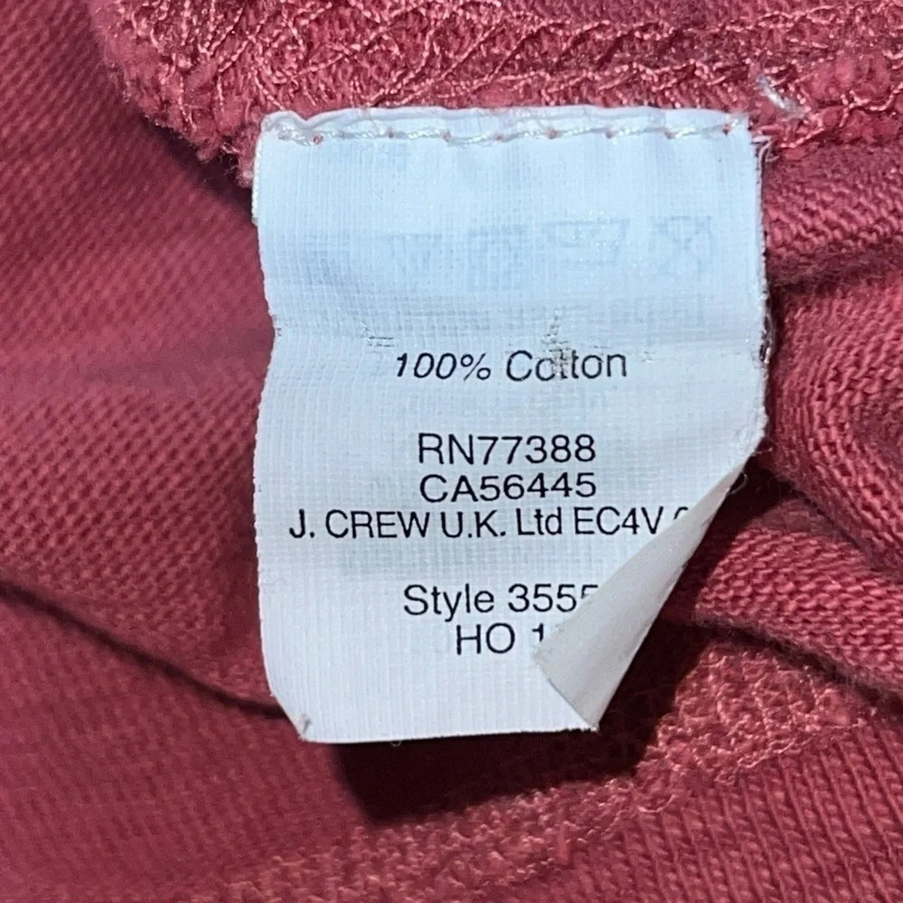 J Crew Men's Red Hoodie S